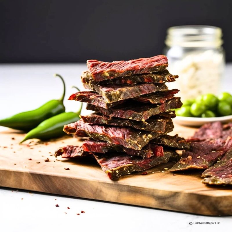 Sharifa Halal Jalapeño Beef Jerky 80g | AlbazaarMarket.com