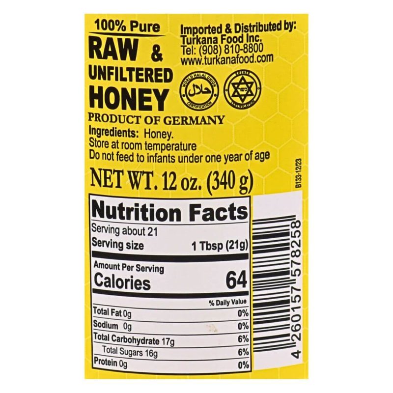Balim 100% Pure Raw & Unfiltered Honey 12oz | www.AlbazaarMarket.com
