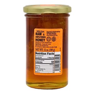 Balum 100% Pure Raw & Unfiltered Honey with Comb 12oz | www.AlbazaarMarket.com