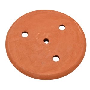 Handmade Clay Pot Dolma Lid Cover Unglazed Terracotta | www.AlbazaarMarket.com