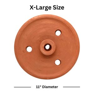 Handmade Clay Pot Dolma Lid Cover Unglazed Terracotta | www.AlbazaarMarket.com