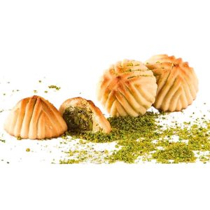 Aghati Maamoul Shortbread Cookies Filled with Premium Pistachios 350g | www.AlbazaarMarket.com