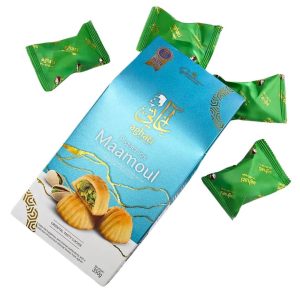 Aghati Maamoul Shortbread Cookies Filled with Premium Pistachios 350g | www.AlbazaarMarket.com