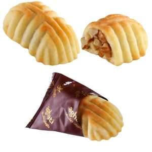 Aghati Maamoul Shortbread Cookies Filled with Premium Walnuts 350g | www.AlbazaarMarket.com