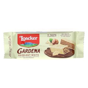 Loacker Gardena Hazelnut White Wafer 38g | www.AlbazaarMarket.com