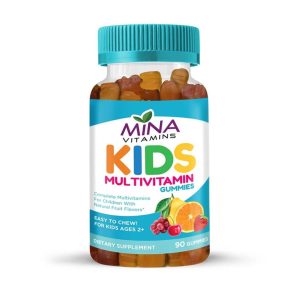 Mina Vitamins Kids Halal Multivitamin Gummies 90 Count | www.AlbazaarMarket.com
