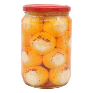 Shahia Labneh Red Pepper Goat’s Milk Strained Yogurt Balls in Oil 15oz | www.AlbazaarMarket.com
