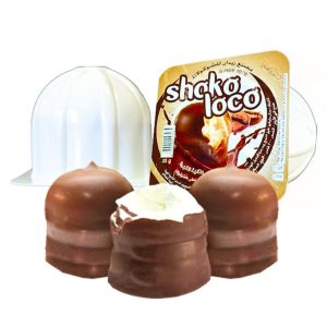 Shoko Loco S’mores Whipped Cream on Biscuit Covered with Chocolate Cream 12 Pack | www.AlbazaarMarket.com