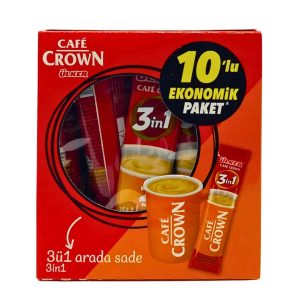 ULKER Cafe Crown 3-in-1 Instant Coffee 18g (10 Sachets) | www.AlbazaarMarket.com