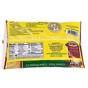 Ziyad Cracked Wheat Coarse Burghul #3 16oz | www.AlbazaarMarket.com