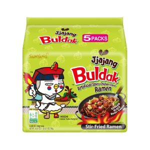 Samyang Buldak Jjajang Korean Spicy Hot Chicken Noodles (5 Pack) | www.AlbazaarMarket.com