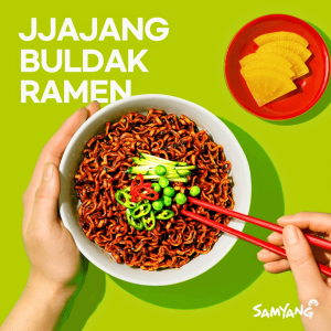 Samyang Buldak Jjajang Korean Spicy Hot Chicken Noodles (5 Pack) | www.AlbazaarMarket.com