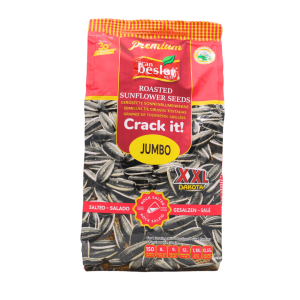 Roasted Sunflower Seeds Jumbo by Can Besler Nuts 256g | www.AlbazaarMarket.com