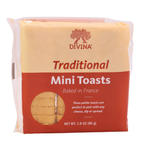 Divina Traditional Mini Toasts 2.8oz (80g) | www.AlbazaarMarket.com