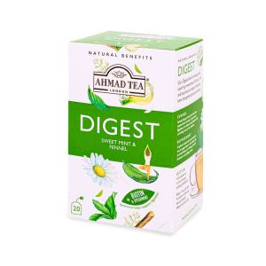 Ahmad Digest Tea - 20 Bags x 2g | Herbal Digestive Support Tea