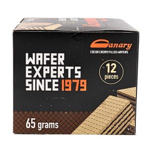 Canary Cocoa Cream Filled Wafers 65g X 12 Pack | Albazaarmarket.com