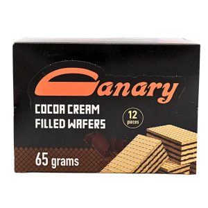 Canary Cocoa Cream Filled Wafers 65g X 12 Pack | Albazaarmarket.com