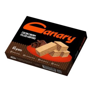 Canary Cocoa Cream Filled Wafers 65g X 12 Pack | Albazaarmarket.com