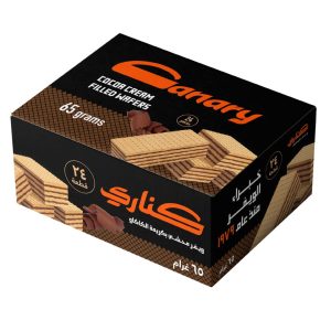 Canary Cocoa Cream Filled Wafers 65g X 12 Pack | Albazaarmarket.com