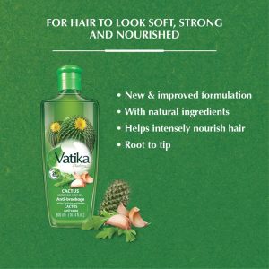 Vatika Naturals Almond Enriched Hair Oil Soft & Shine 300ml | AlbazaarMarket.com