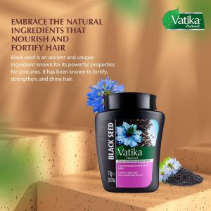 Vatika Naturals Black Seed Deep Conditioning Hair Mask 1kg | Albazaarmarket.com