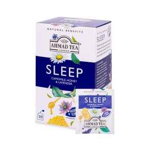 Ahmad Tea Sleep - 20 Bags x 1.5g | Relaxing Herbal Tea for Restful Sleep