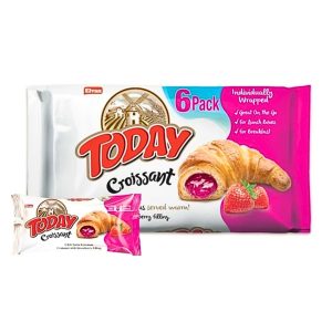 Elvan Today Strawberry Croissants (Pack of 6) | www.AlbazaarMarket.com