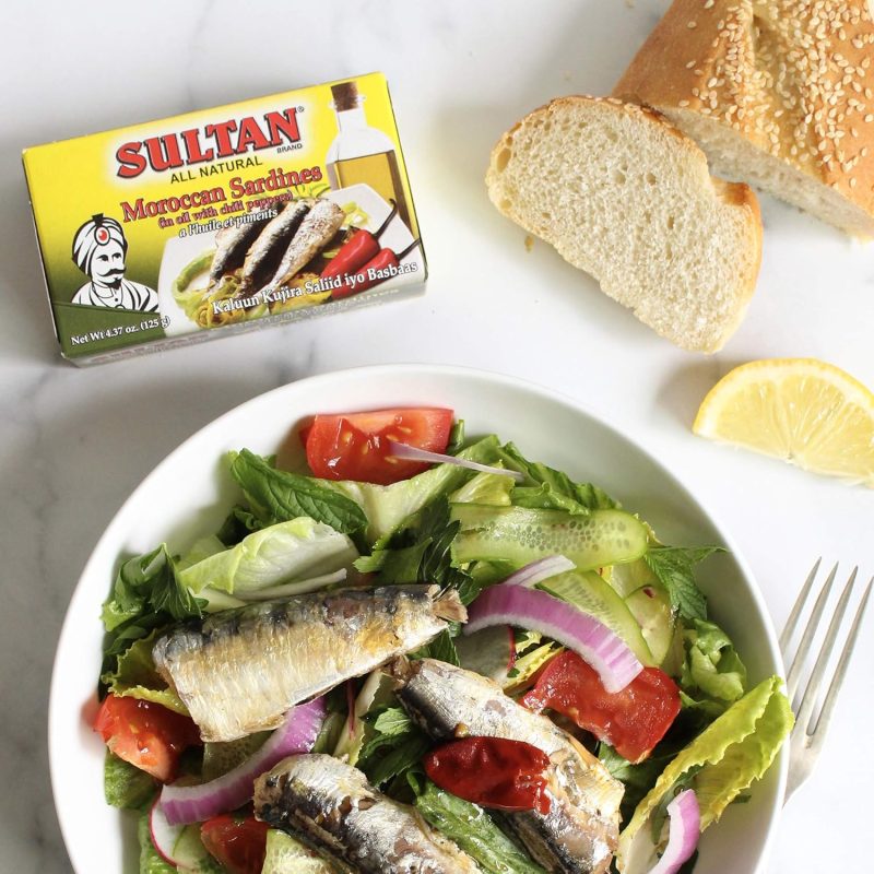 Sultan Moroccan Sardines in Oil with Chili Peppers 125g | www.AlbazaarMarket.com