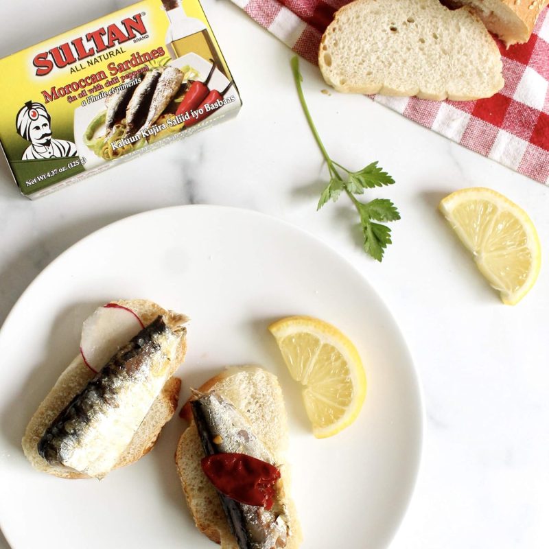 Sultan Moroccan Sardines in Oil with Chili Peppers 125g | www.AlbazaarMarket.com