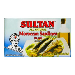 Sultan Moroccan Sardines in Oil 125g | www.AlbazaarMarket.com