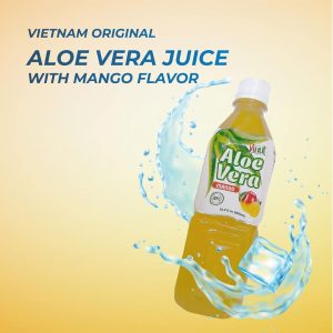 Aloe Vera Juice Mango Flavor with Pulp 16.9 fl oz by Vinut | www.AlbazaarMarket.com