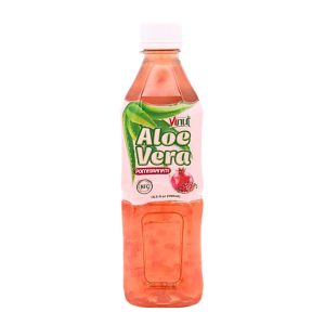 Aloe Vera Juice Pomegranate Flavor with Pulp 16.9 fl oz by Vinut | www.AlbazaarMarket.com