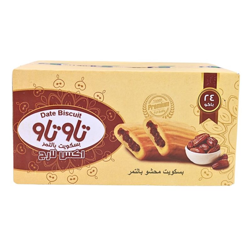 Taw Taw Date Biscuit XL 24 Pack X 60g | www.AlbazaarMarket.com