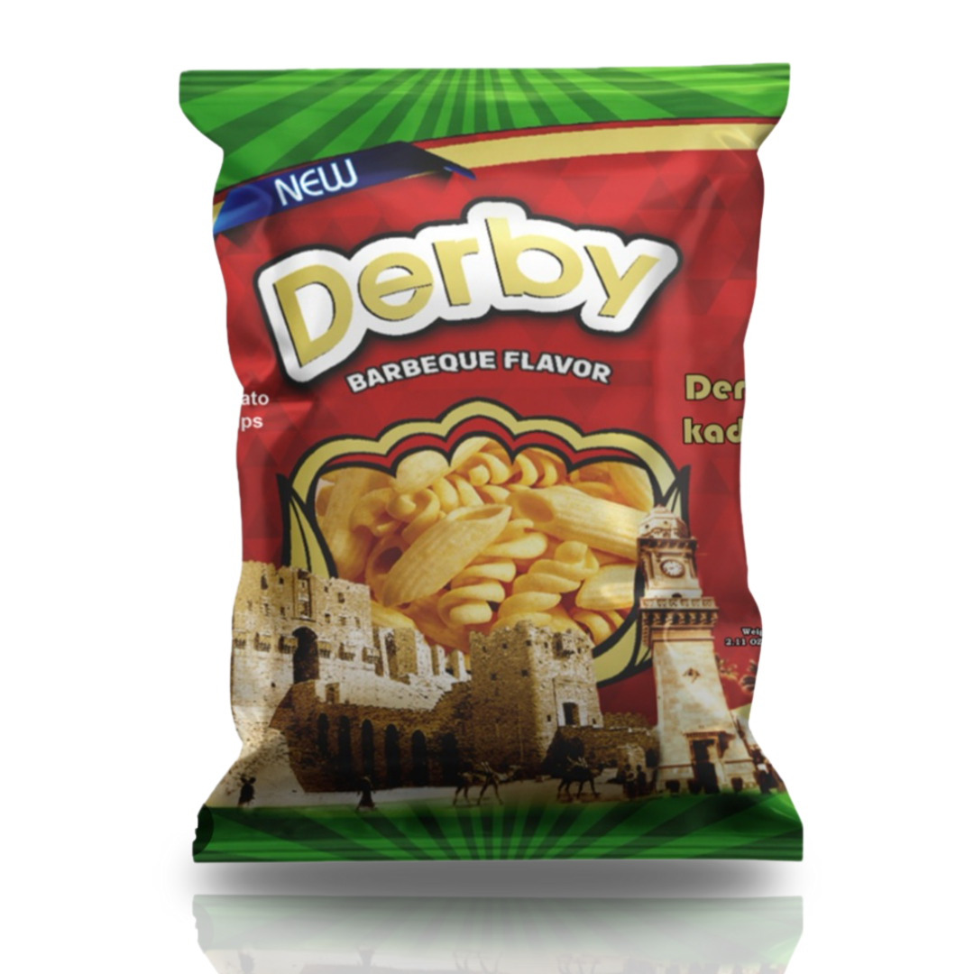 Derby Barbeque Flavored Potato Chips 60g