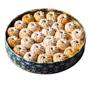 Dates Maamoul Cookies with Sugar | Al Nejmah Sweets 1000g | www.AlbazaarMarket.com