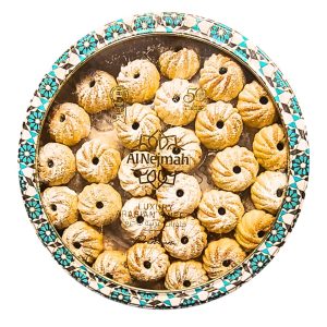 Dates Maamoul Cookies with Sugar | Al Nejmah Sweets 1000g | www.AlbazaarMarket.com