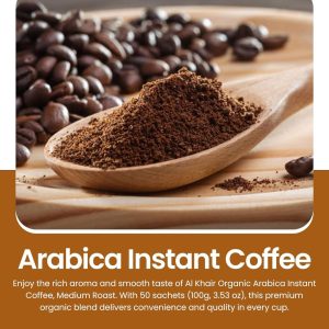 Alkhair Instant Classic Coffee 2g x 50 Sachets (100g) | www.AlbazaarMarket.com
