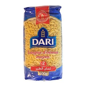 Dari Orzo Langue D'oiseau Moyen 500g | www.AlbazaarMarket.com