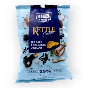 Big Chips Kettle Cooked Sea Salt & Balsamic Vinegar 100g | www.AlbazaarMarket.com