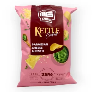 Big Chips Kettle Parmesan Cheese & Pesto 100g | www.AlbazaarMarket.com