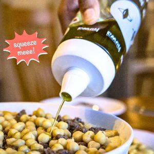 Huwa Palestinian Extra Virgin Olive Oil 12.9 oz Squeeze Bottle | www.AlbazaarMarket.com