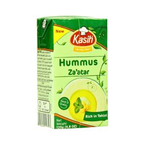 Kasih Hummus Spread with Thyme Zaatar 4 Pack – 4x135g | www.AlbazaarMarket.com