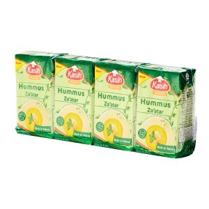 Kasih Hummus Spread with Thyme Zaatar 4 Pack – 4x135g | www.AlbazaarMarket.com