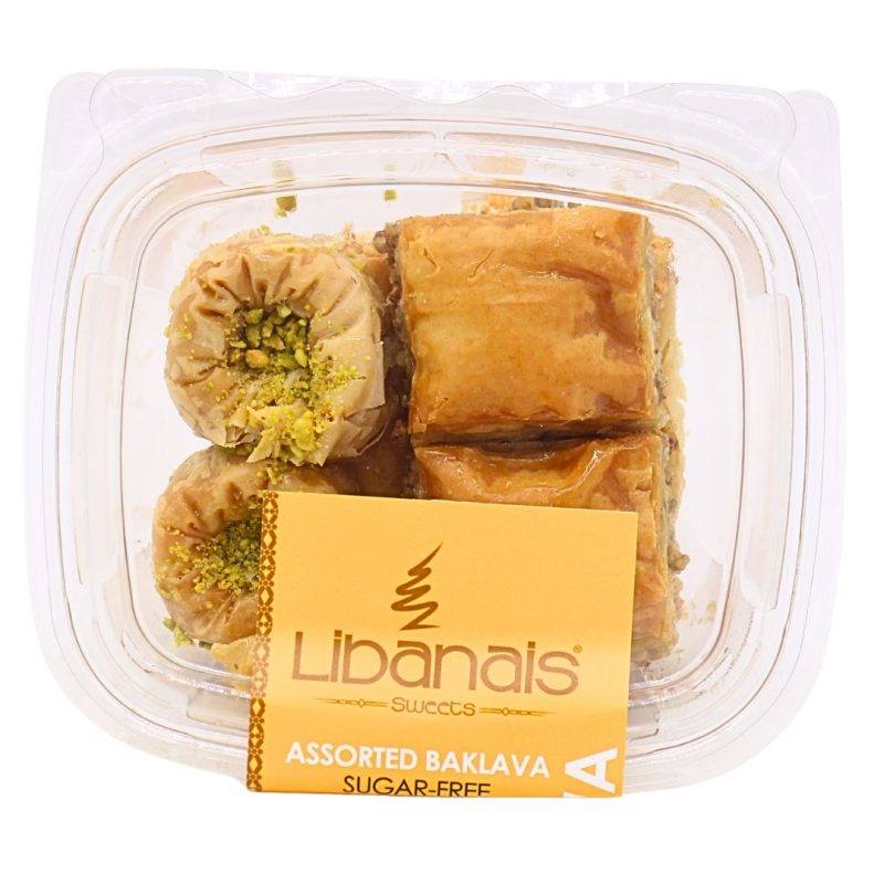 Sugar Free Assorted Baklava 8oz by Libanais Sweets | www.AlbazaarMarket.com