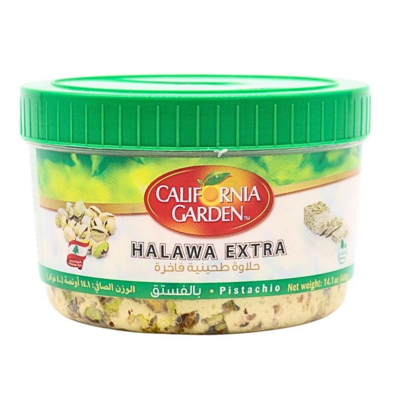 California Garden Halawa with Pistachio 400g | www.AlbazaarMarket.com