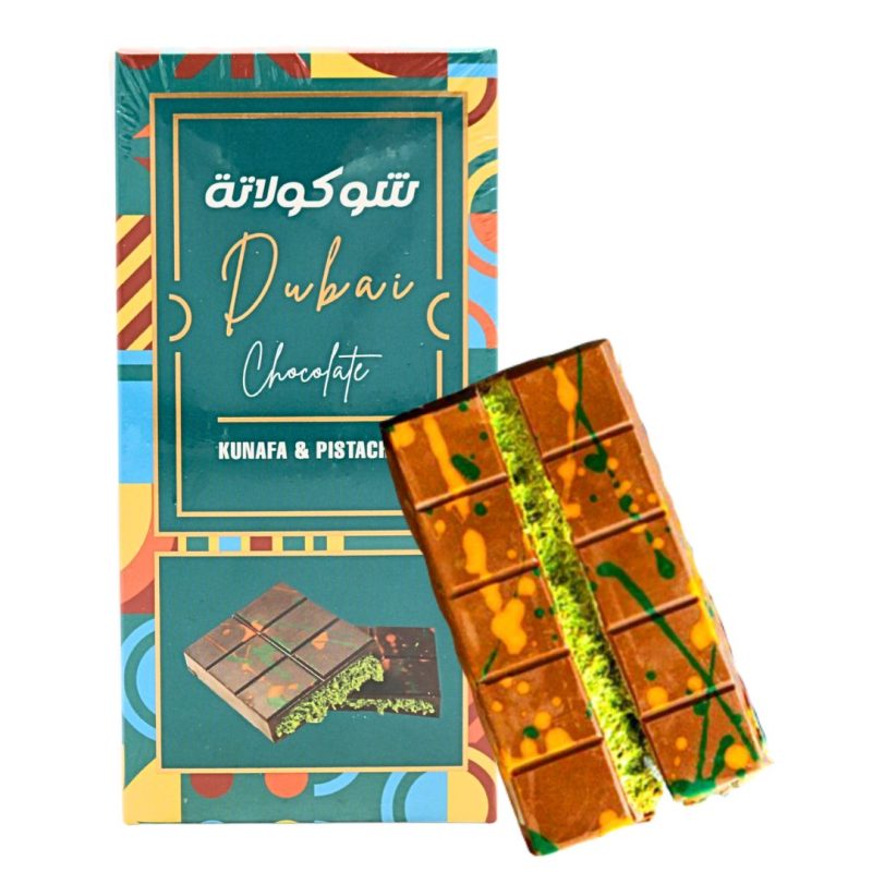 Le Damas Original Dubai Chocolate Pistachio & Kunafah 200g | www.AlbazaarMarket.com