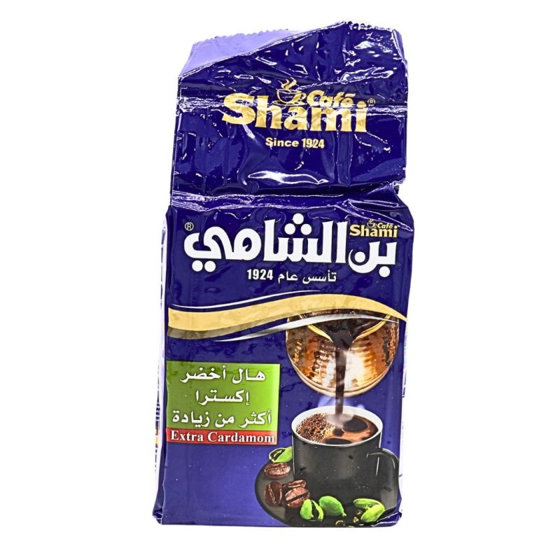 Shami Cafe Arabic Turkish with Coffee Extra Cardamon 500g | www.AlbazaarMarket.com