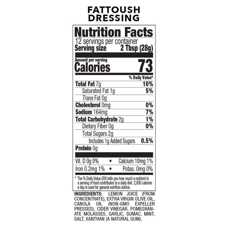 Teta Foods Fattoush Dressing & Marinade 12 oz | www.AlbazaarMarket.com