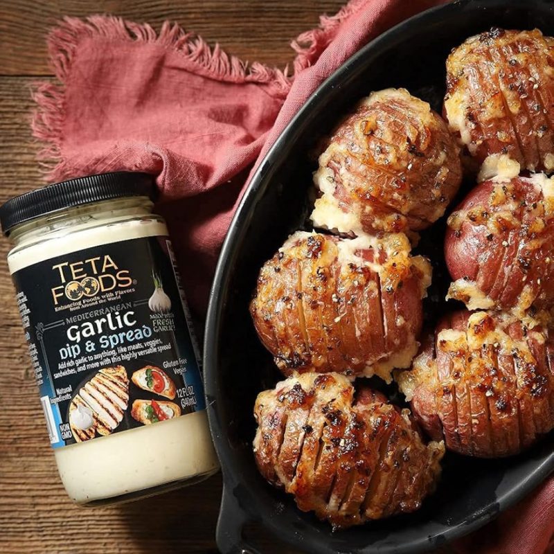 Teta Foods Garlic Dip & Spread 12oz | www.AlbazaarMarket.com