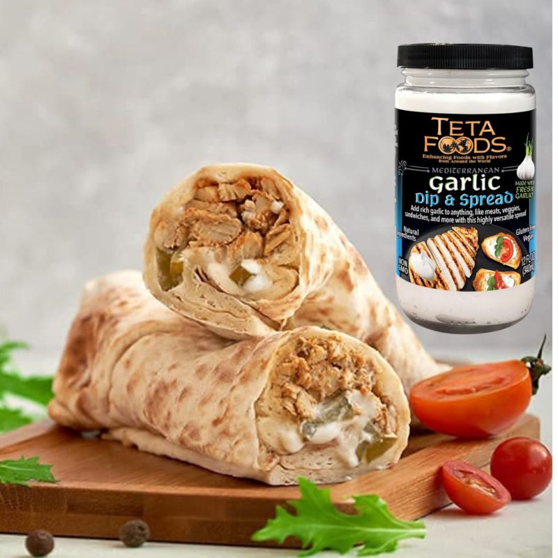 Teta Foods Garlic Dip & Spread 12oz | www.AlbazaarMarket.com